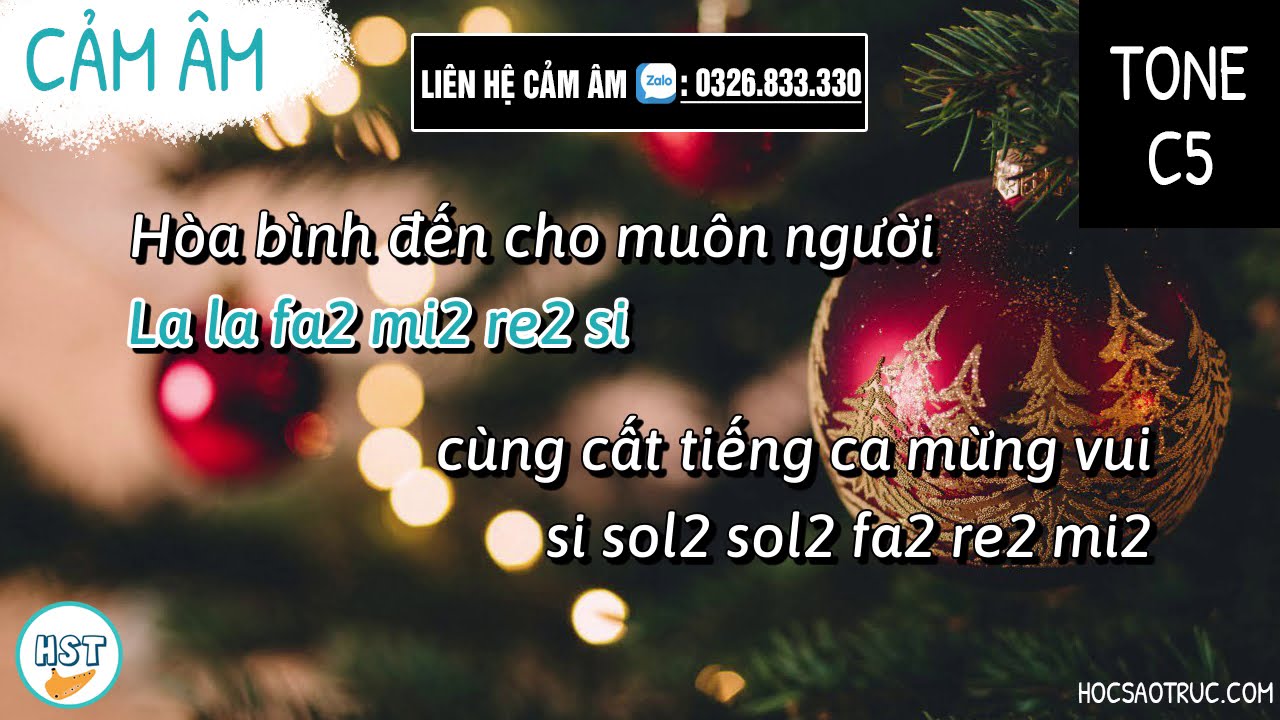 Cảm &acirc;m Jingle Bells - Beat C5(Tone Đ&ocirc;) Cực Hay Cho S&aacute;o Tr&uacute;c