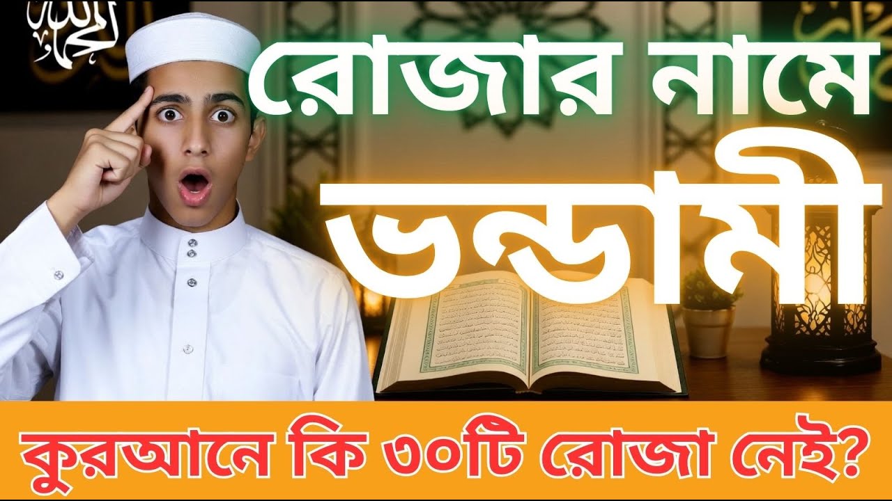 রোজার নামে ভন্ডামি: রোজা কি ১০টি নাকি ৩০টি? কুরআনেই আছে অকাট্য প্রমাণ! | সূরা বাকারা ২:১৮৩-১৮৭