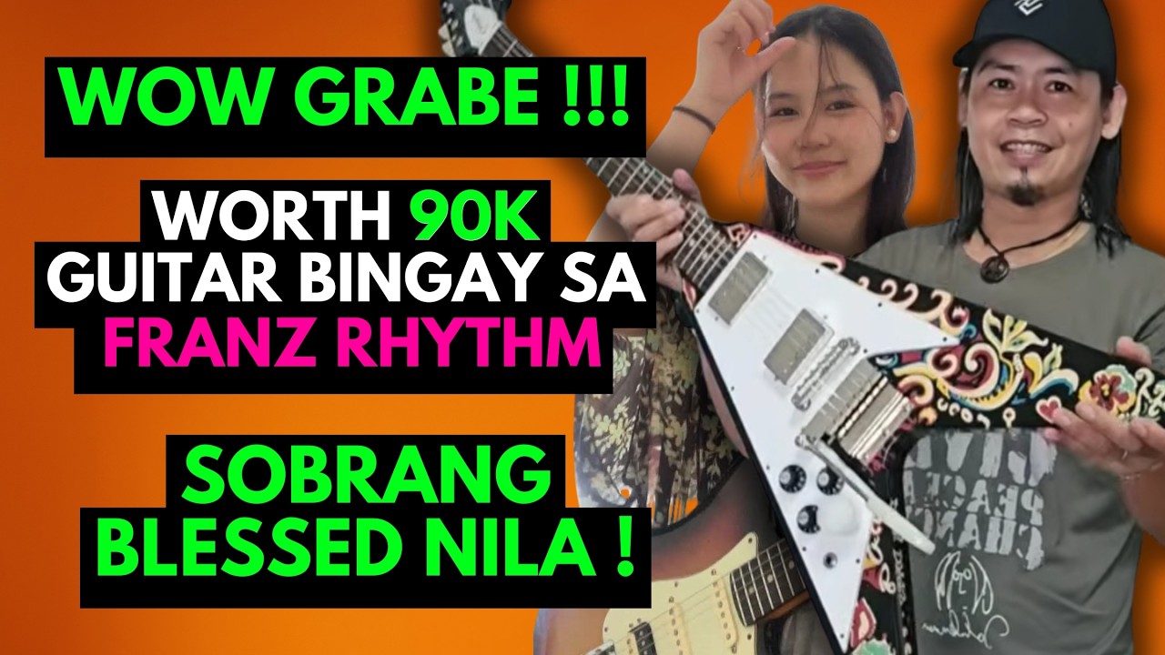 Franz Rhythm Worth 90k guitar GIFT FROM USA #franzrhythm #familyband #kantakwento