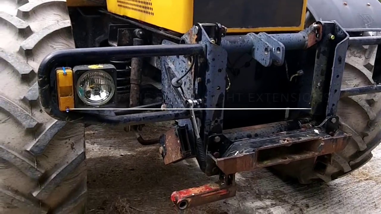 JCB Fastrac 155 65 front light rearrangement