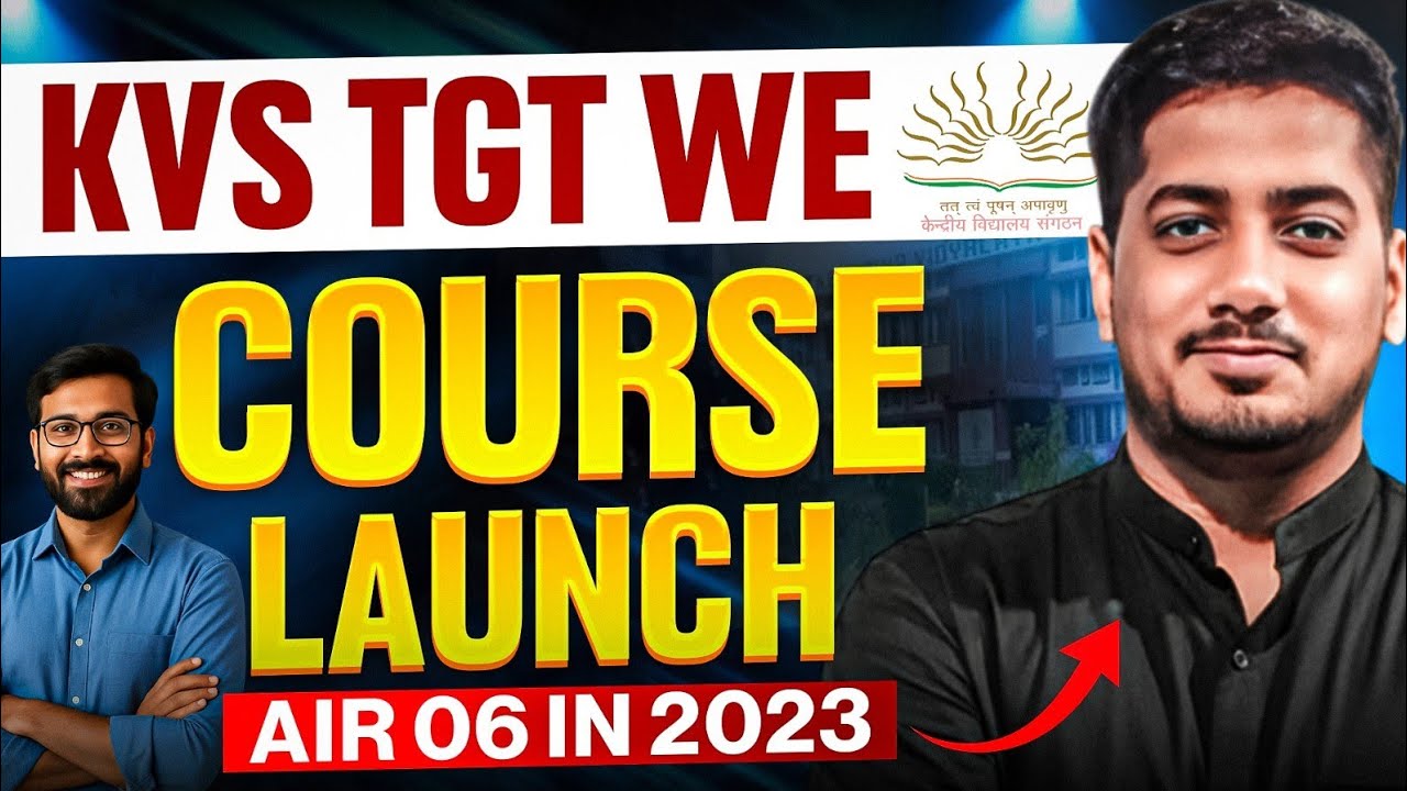 🔥KVS TGT WE | Course Launch | Big Announcement by AIR - 06 Rishabh Sir #kvs #kvstgtpgt #rishabhsir
