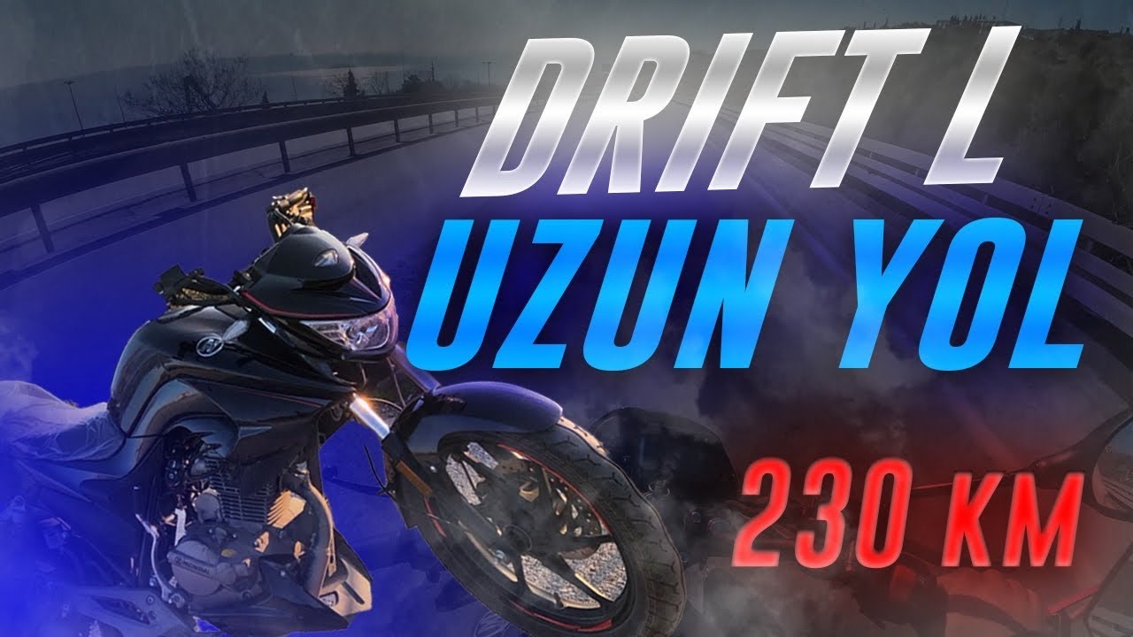 MOTOVLOGUMSU UZUN YOL (2 KİŞİ DRİFT L İLE 230 KM!!!)