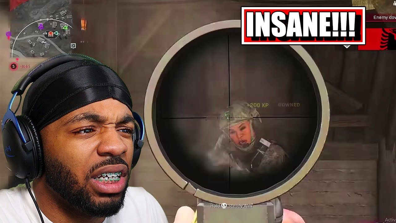 HIS SHOT IS DISGUSTING!! | Reacting to FaZe Testy's "what 1200 hours of Warzone sniping looks like"