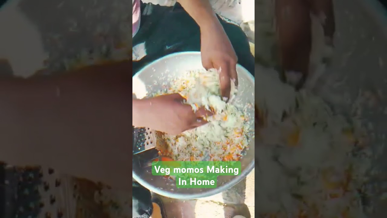 veg Momos Making In home