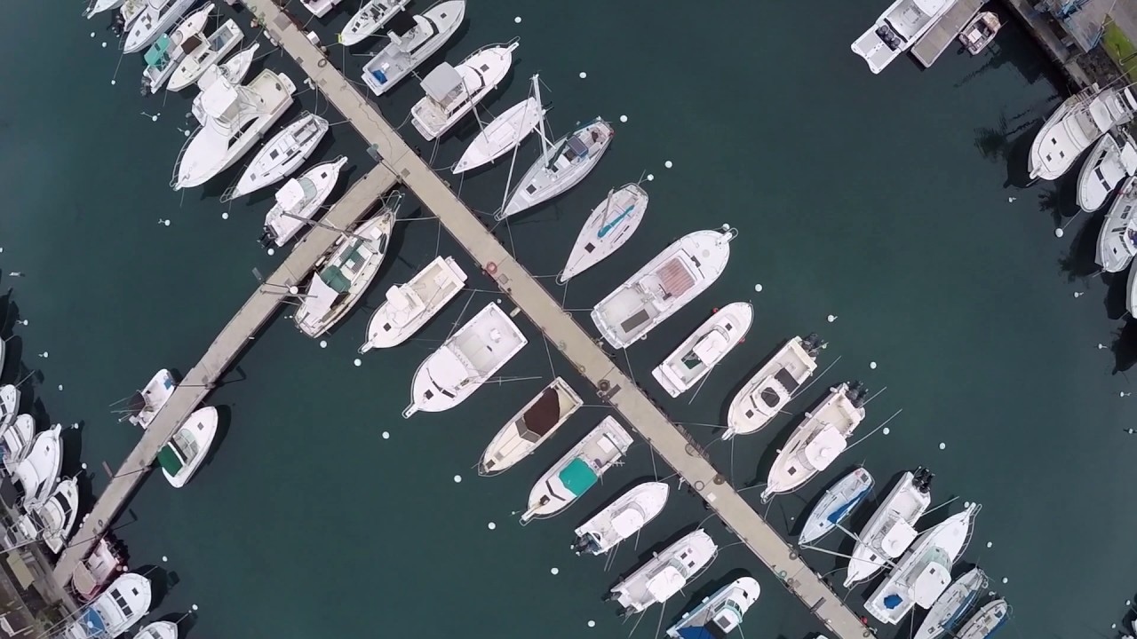 Honokohau marina & small boat harbor in Kailua Kona on the Big Island of Hawaii