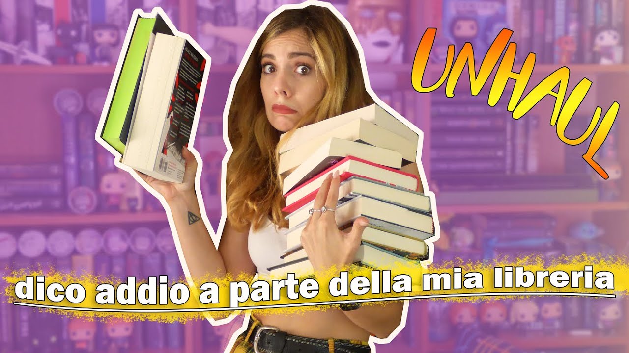 SVUOTIAMO LA MIA LIBRERIA INSIEME PERCHE' NON HO PIU' POSTO! UNHAUL // OrangeDinosaurRawr