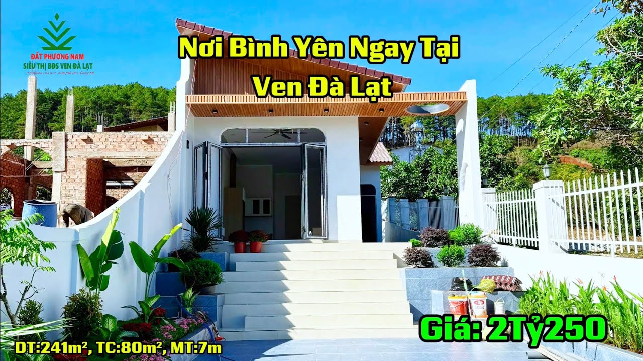  2Tỷ250 |Một Ngôi Nhà Nghỉ Dưỡng Tại Ven Đà Lạt Với Dân Cư Xung Quanh Đông Đúc Xung Tụng