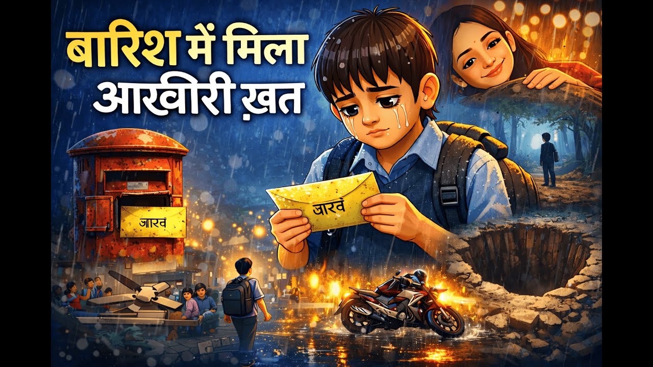 बारिश में मिला आख़िरी ख़त | Suspense & Emotion | #hindistories #kahani #story