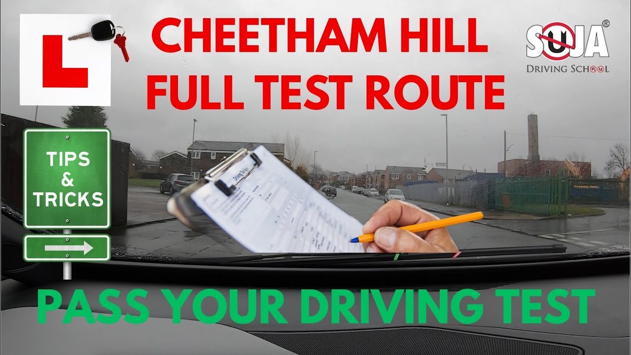 CHEETHAM HILL DRIVING TEST ROUTE (TIPS & TRICKS + FULL COMMENTARY)