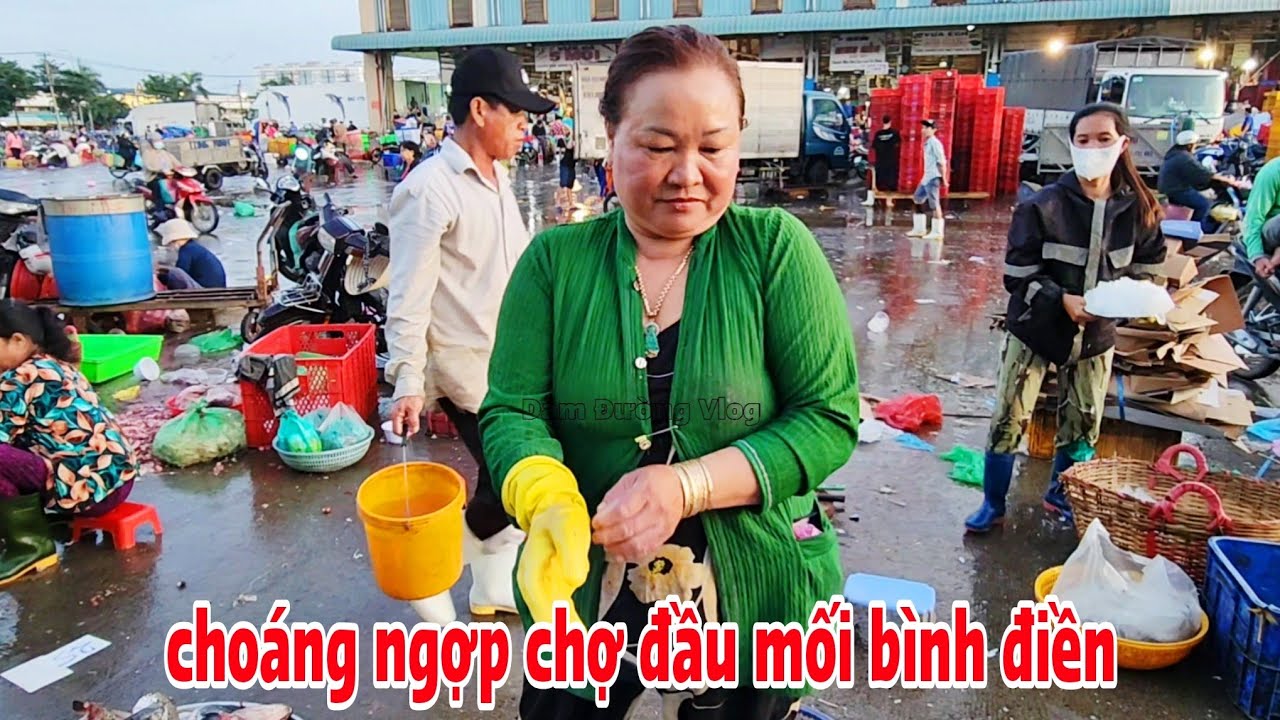 Choáng Ngợp Quy Mô Lớn Chợ Đầu Mối Bình Điền Chợ Lớn Nhất Sài Gòn @đamuongvlog