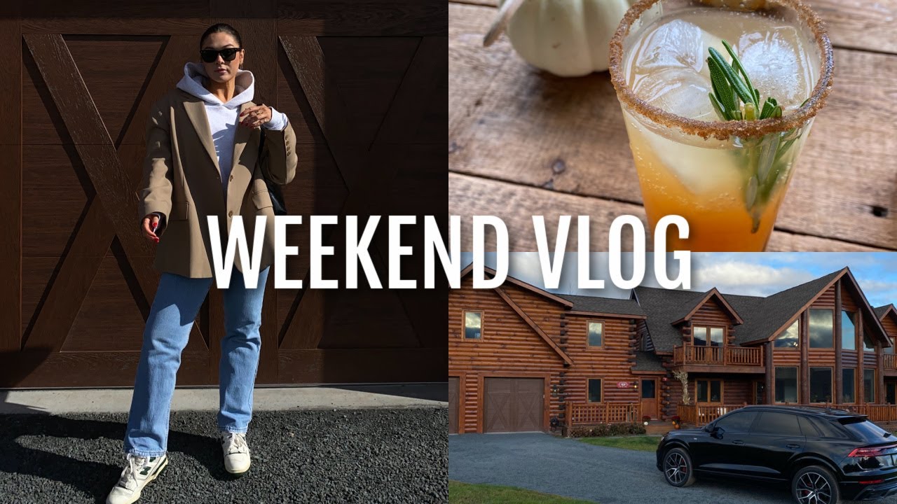 FALL VLOG: weekend in the mountains with friends!