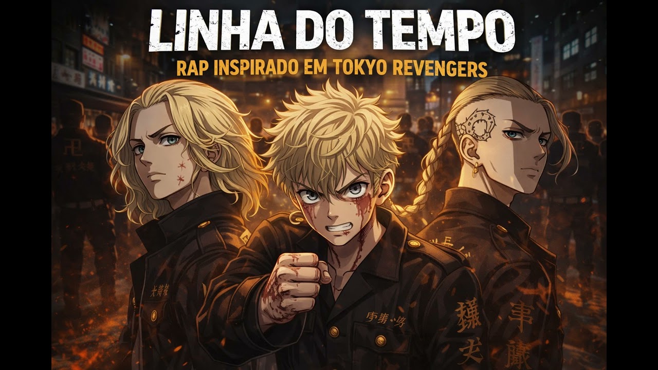 LINHA DO TEMPO – Rap inspirado em Tokyo Revengers | Lealdade, Dor e Destino