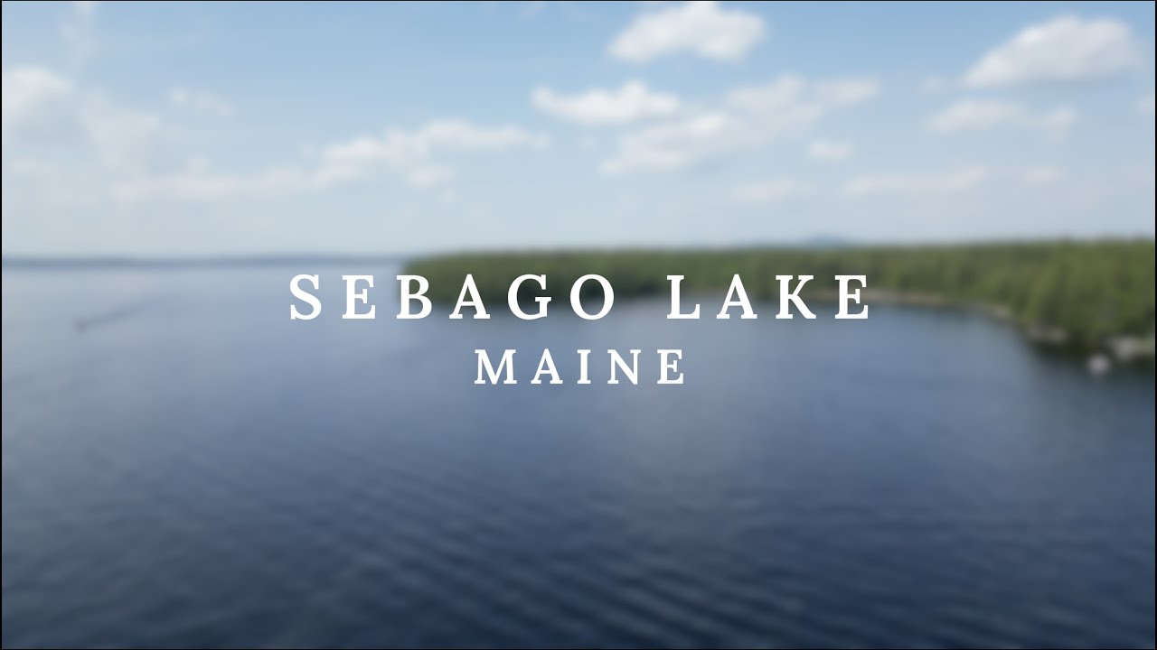 SEBAGO LAKE, MAINE - 4K Cinematic Drone Footage - DJI Mini 3 Pro