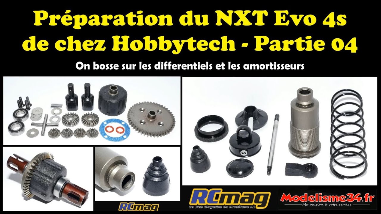 Préparation du NXT Evo 4s de chez Hobbytech - Partie 04 - RC CAR 1/8 brushless