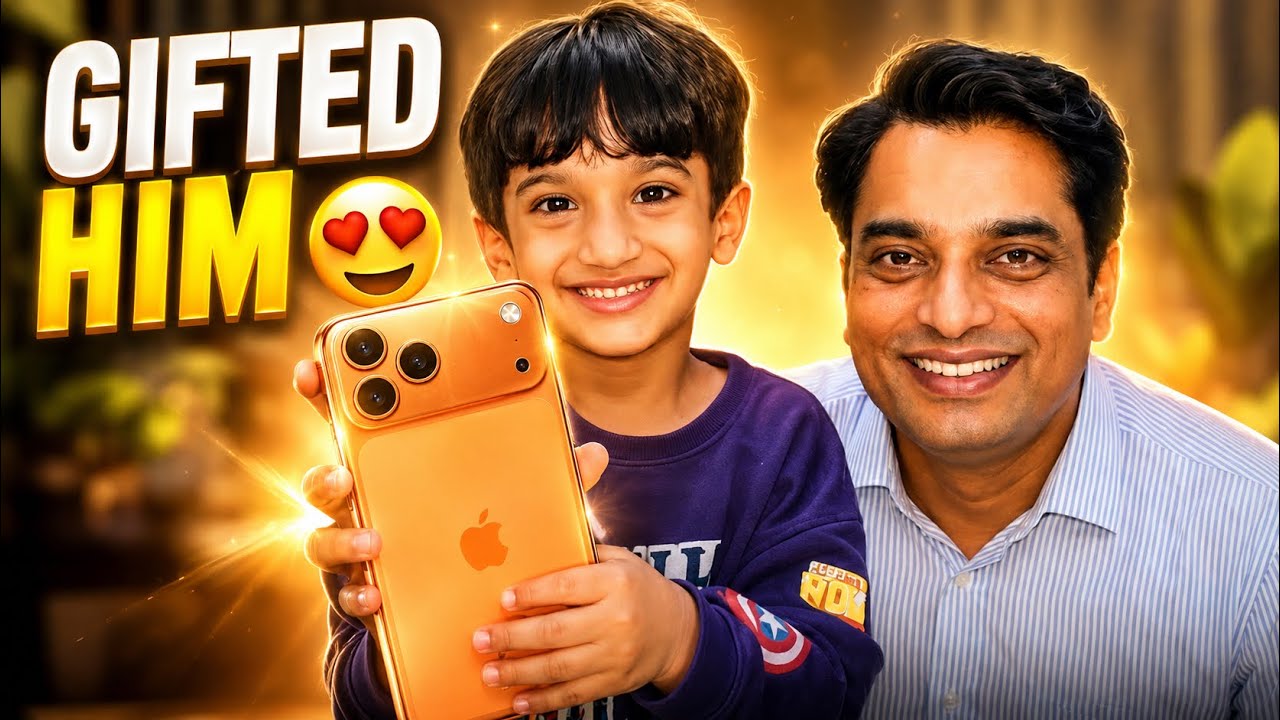 Surprised Austin with Iphone 17 Pro Max | Life With Ismats #familyvlog 