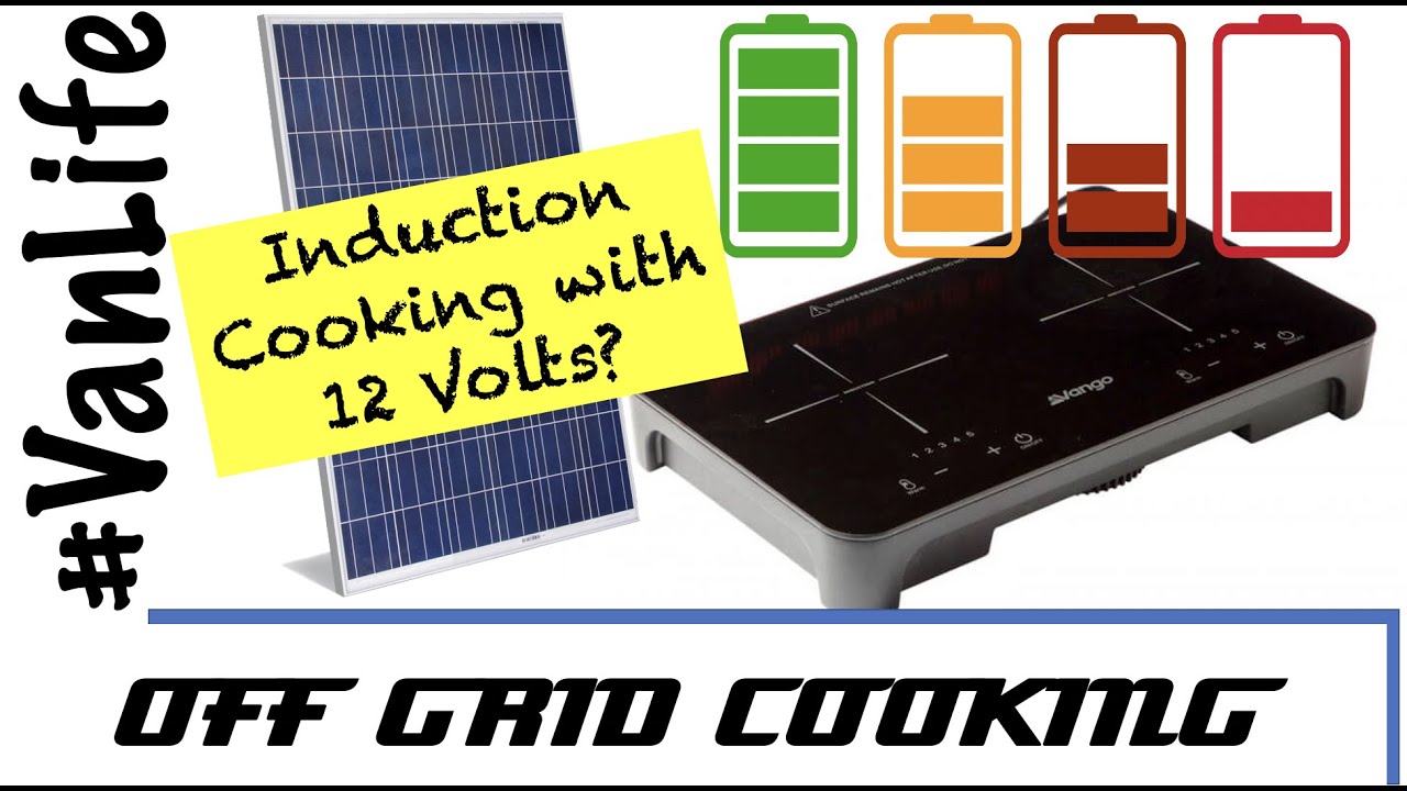 Off Grid Cooking with AGM Batteries - Did our Solar and Battery cope? Vanlife Vango Sizzle.