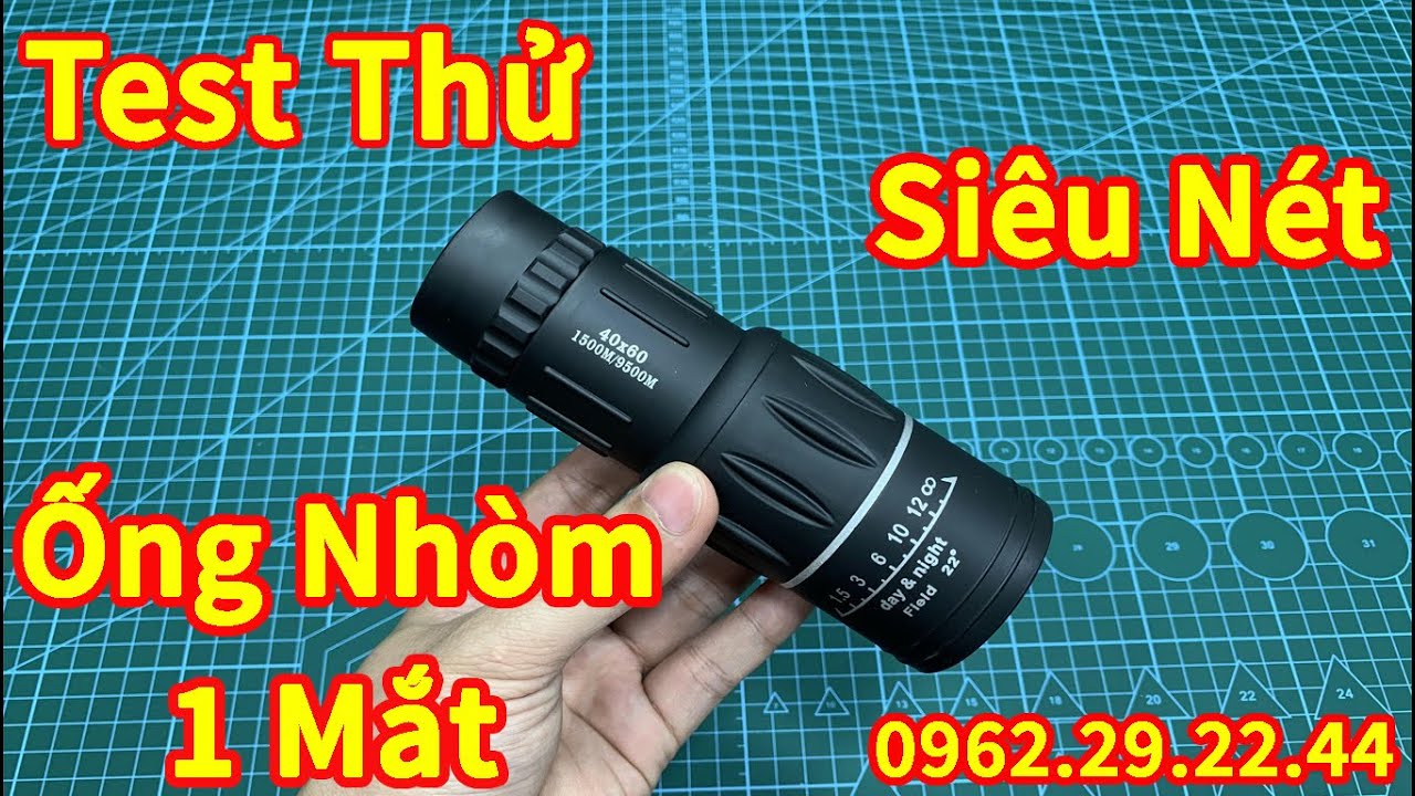 Ống Nhòm 1 Mắt 40X60 Cao Cấp Nhìn Xa, Nhỏ Gọn, Giá Rẻ NHẤT Hiện Nay
