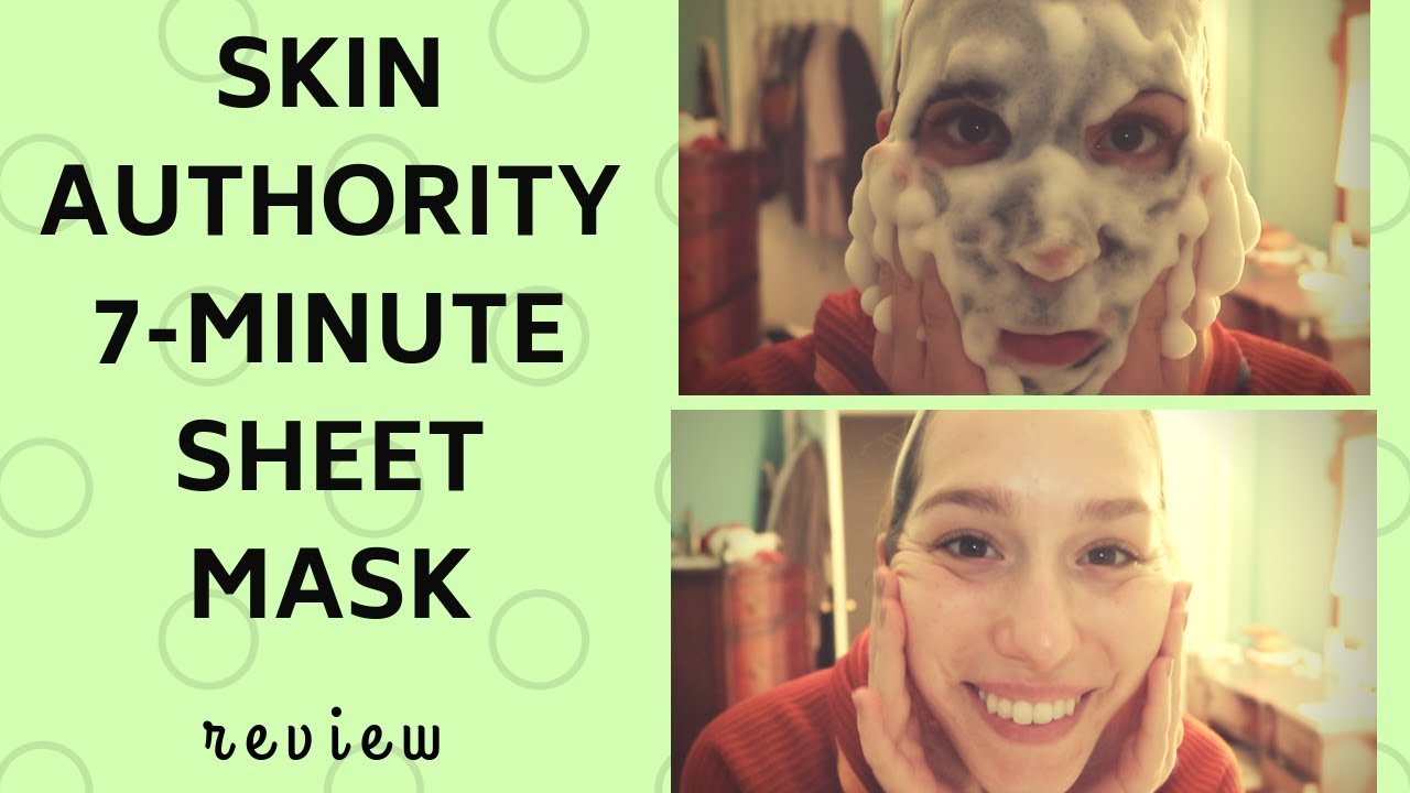 Skin Authority #lovethissheet 7-Minute Makeover Mask: Demo + Review