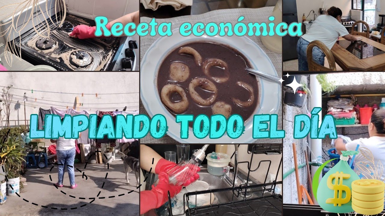 ✅ LIMPIANDO TODO EL DÍA // APROVECHANDO LO QUE HAY EN CASA // CASA DE INTERÉS SOCIAL 