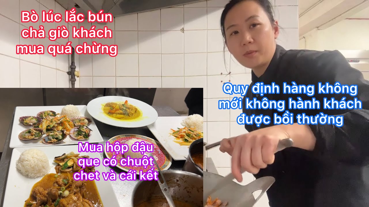 Bò lúc lắc khách gọi quá chừng/mua hộp đậu que có chuột/quy định hàng không mới khách hàng thiệt