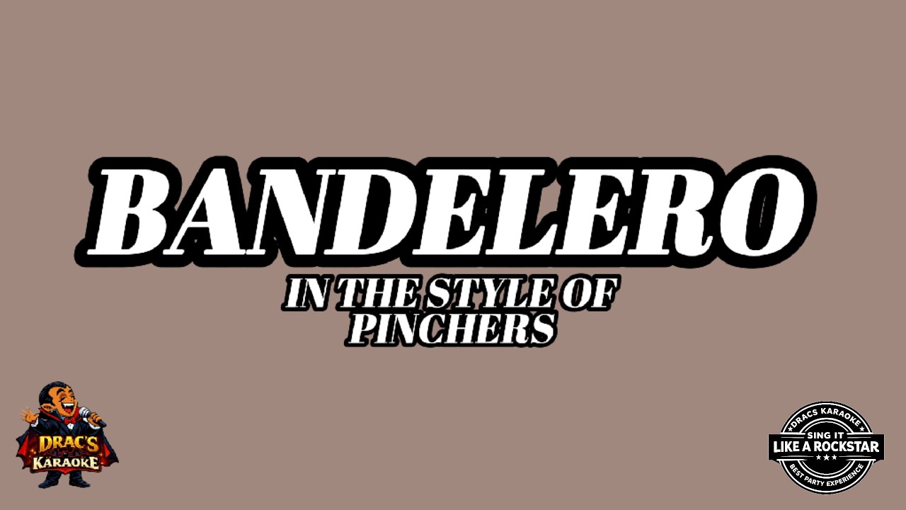 Pinchers - Bandelero I Dancehall Karaoke I Dracs Caribbean Karaoke Version