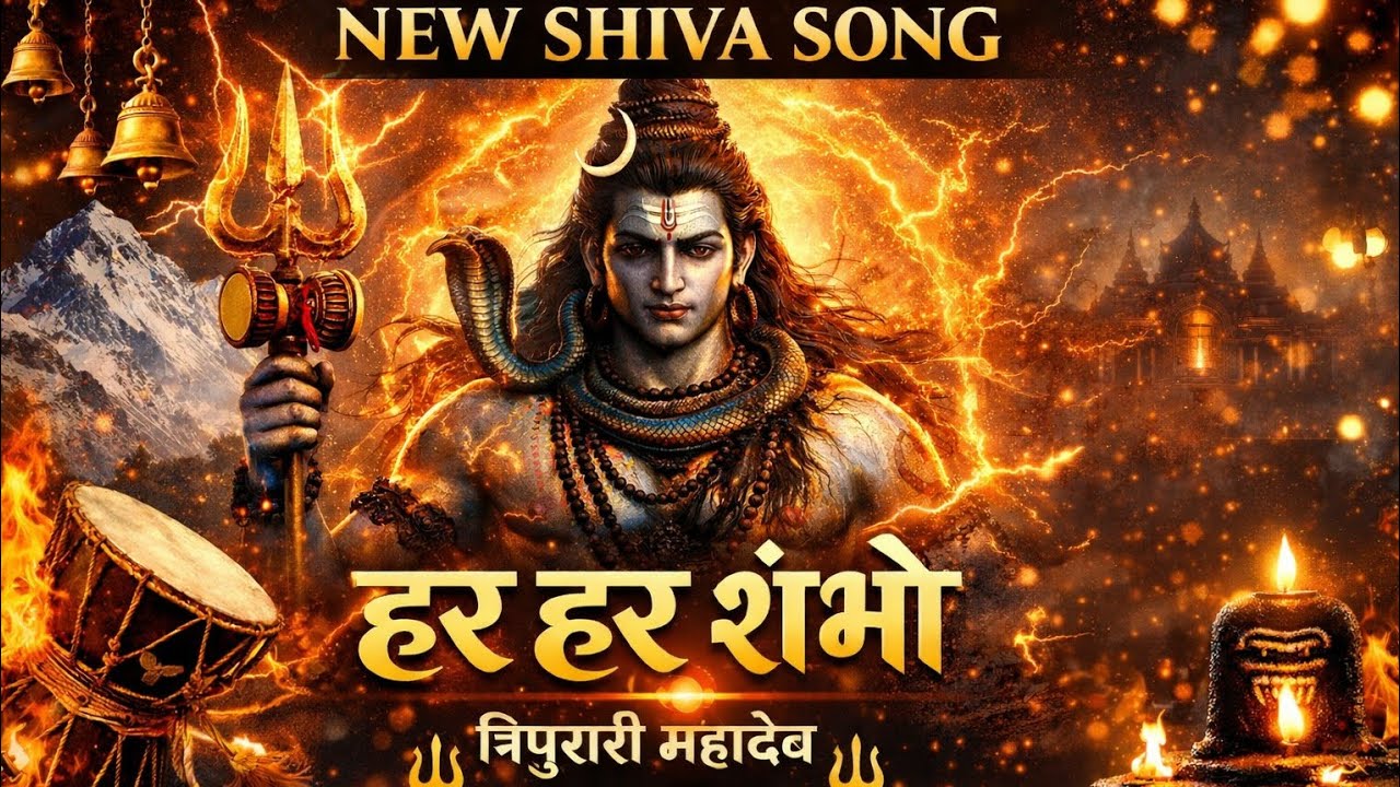 हर हर शंभो – शिव भजन | Tripurari Mahadev Song | Shiv Tandav Energy 