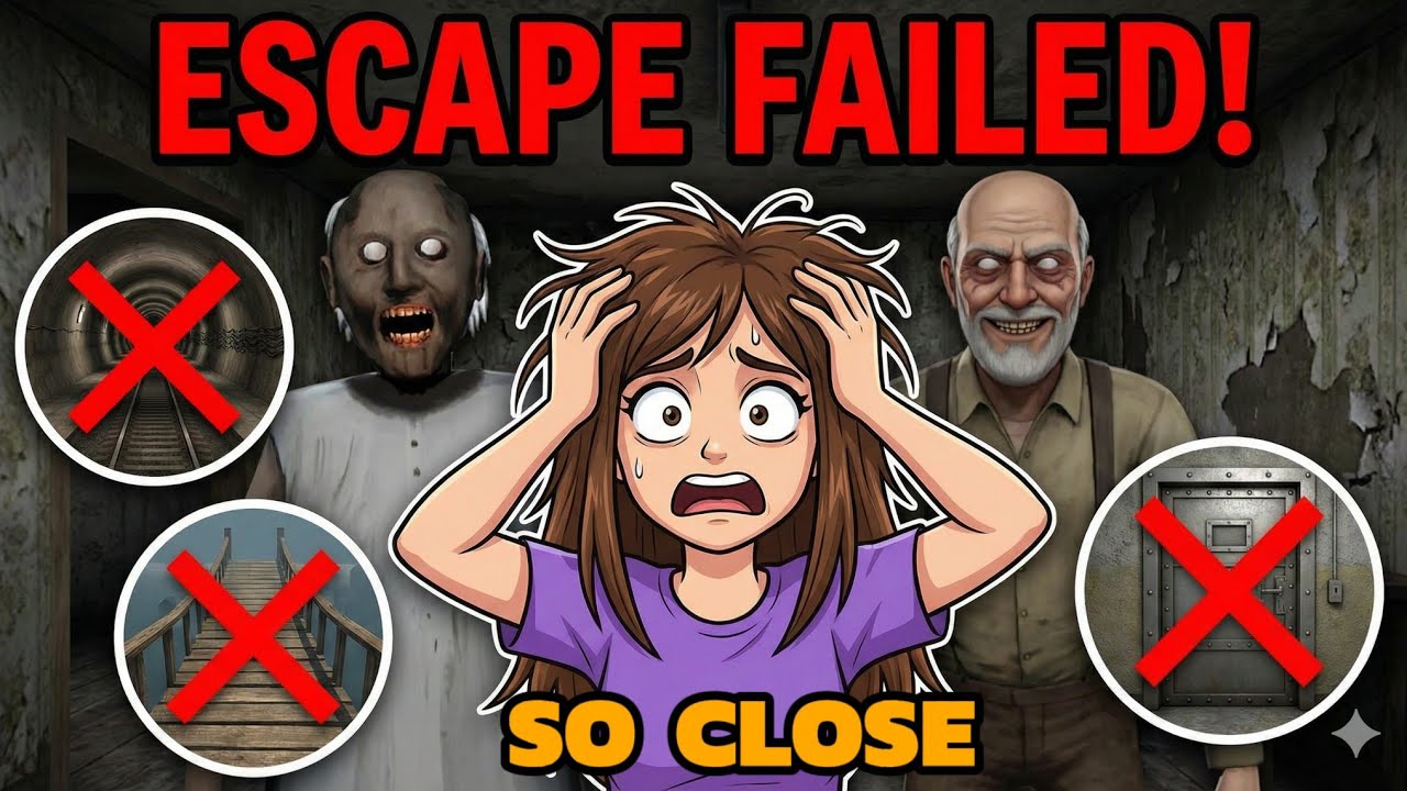 Granny 3 Turned Into a Nightmare..|Almost Escaped 😱  ​#Granny3 #HorrorGaming #hindi 