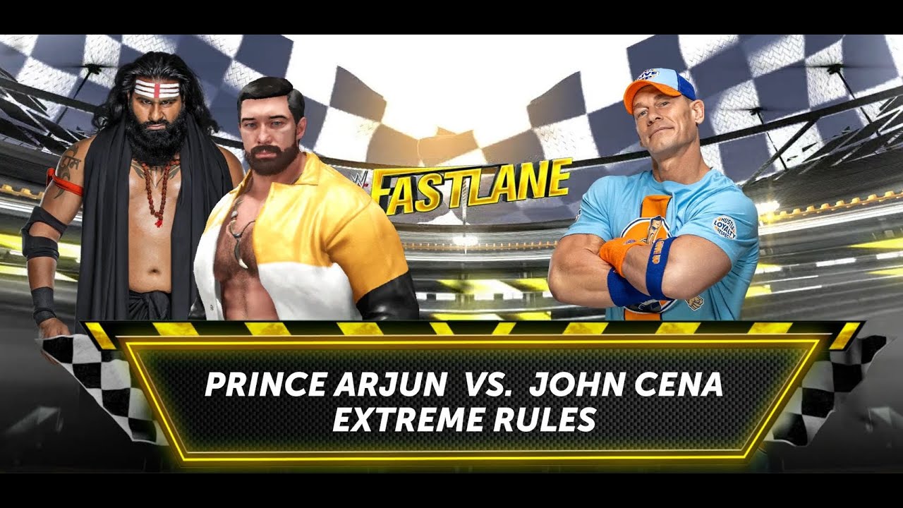 Prince Arjun vs John Cena in a Extreme Rules match | Fastlane | WWE 2K24