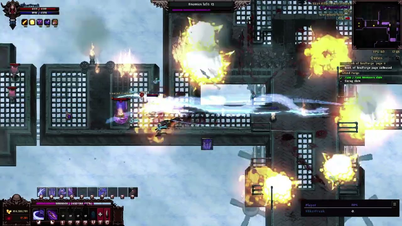 111 Wormhole Samurai (Explosive freak)  Hero Siege 2 | Sesaon 4