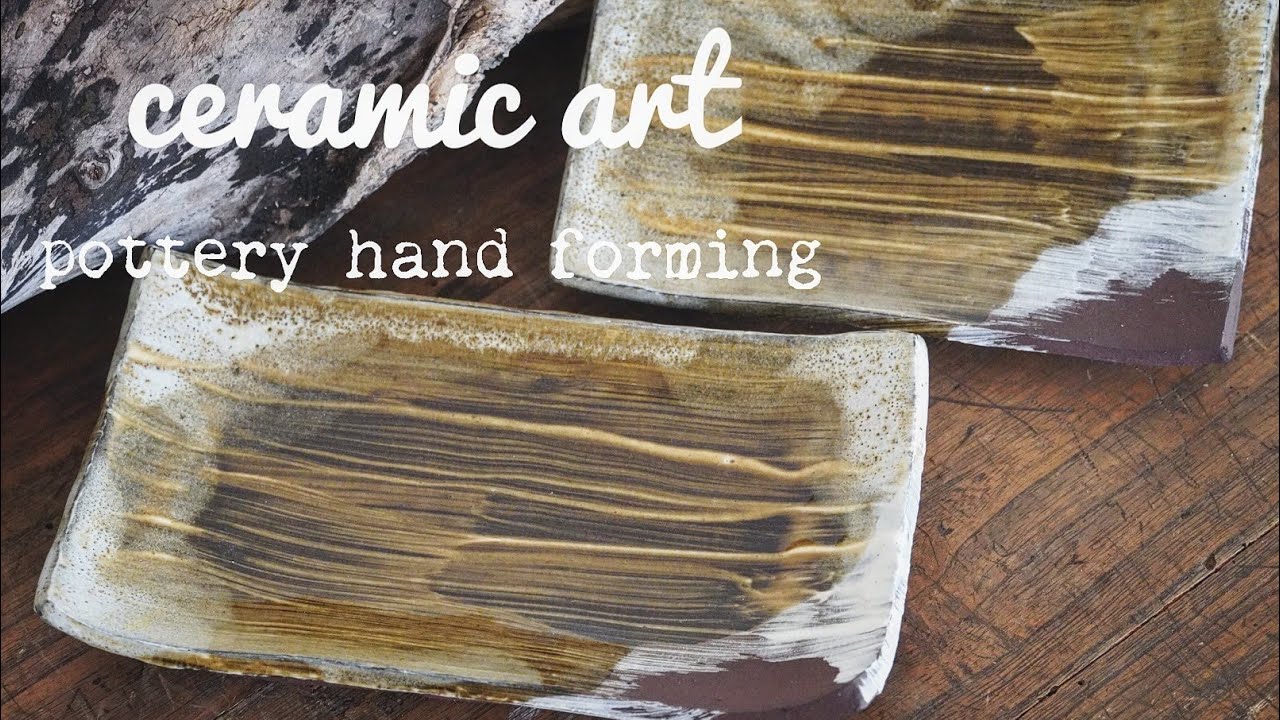 「陶芸」pottery/手びねりでお皿を造ってみた【いろいろ作るchannel】まぁまぁな出来だった