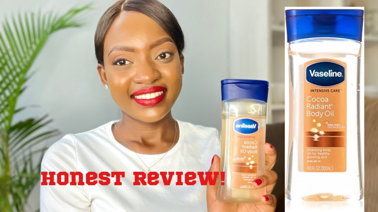 VASELINE BODY OIL COCOA RADIANT|REVIEW|