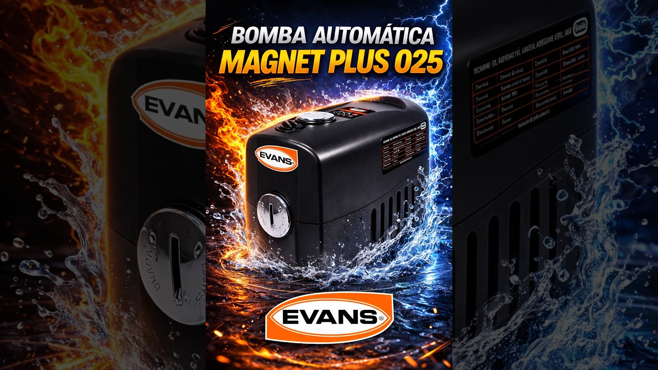 BOMBA AUTOMÁTICA MAGNET PLUS 025 EVANS PRO