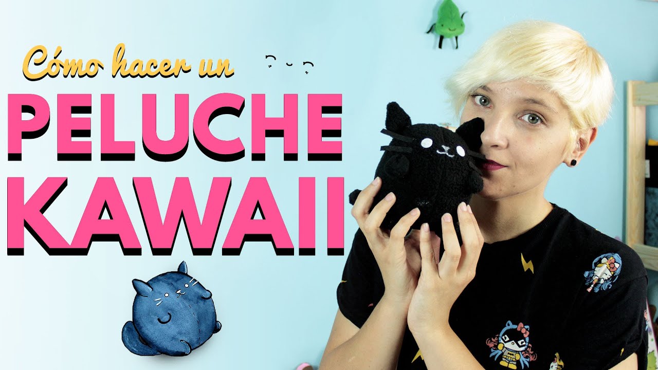 Manualidades paso a paso: Cómo hacer un peluche kawaii - CRIATURA GATUNA RECHONCHA ♥