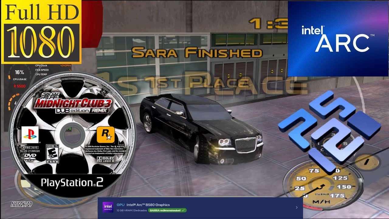 Midnight Club 3 Dub Edition Remix COMECANDO no emulador 4P