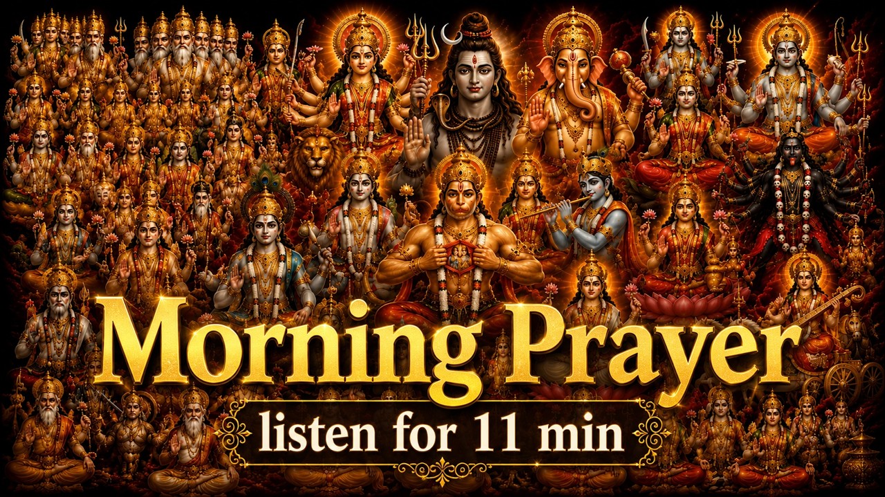 Very Powerful Morning Mantras | Ganesh, Shiva, Hanuman,Gayatri Mantra Vedic Chants From India