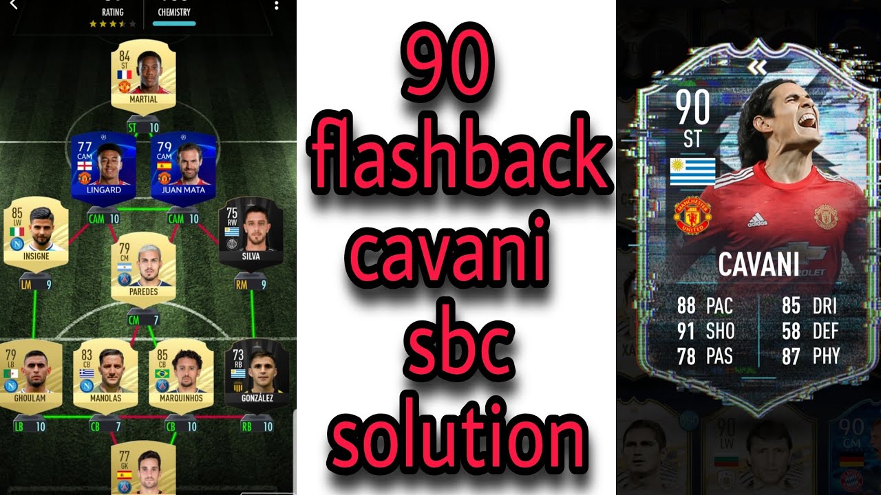90 FLASHBACK CAVANI SBC SOLUTION!!!!!!@