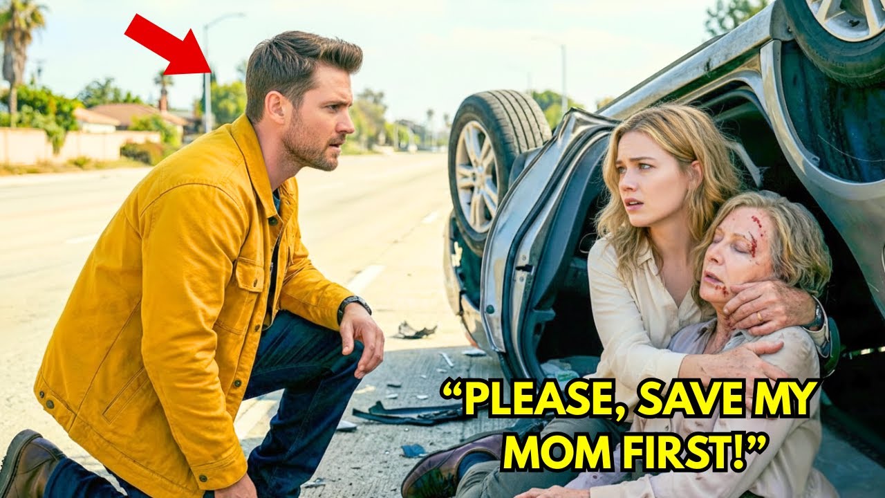“Save My Mom First,” Said the Dying Girl —What the single dad Did Next Changed Everything