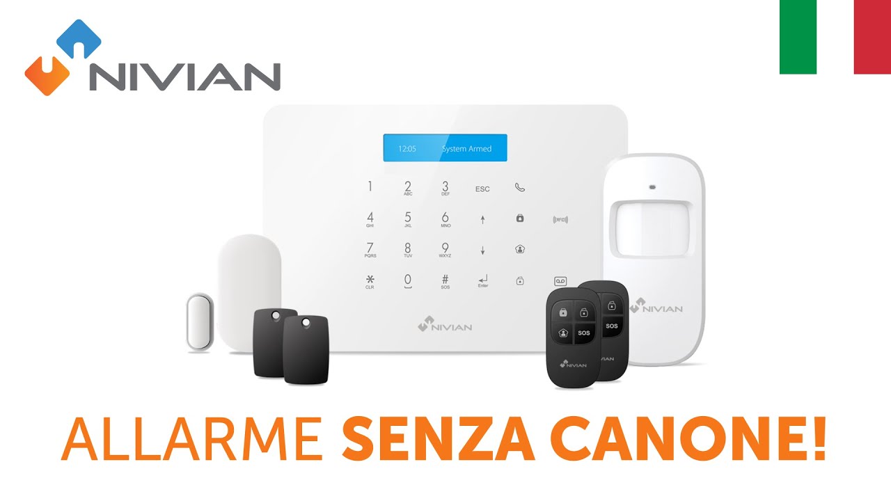 Kit Allarme Intelligente Nivian Senza Canone!