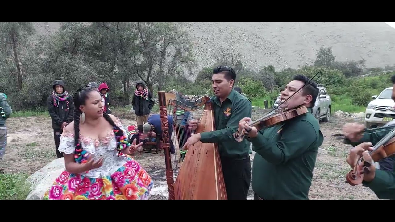 Irma Villalobos Los Jharaneros de Huancavelica 954784570 967113519 En Relave cortando el Árbol