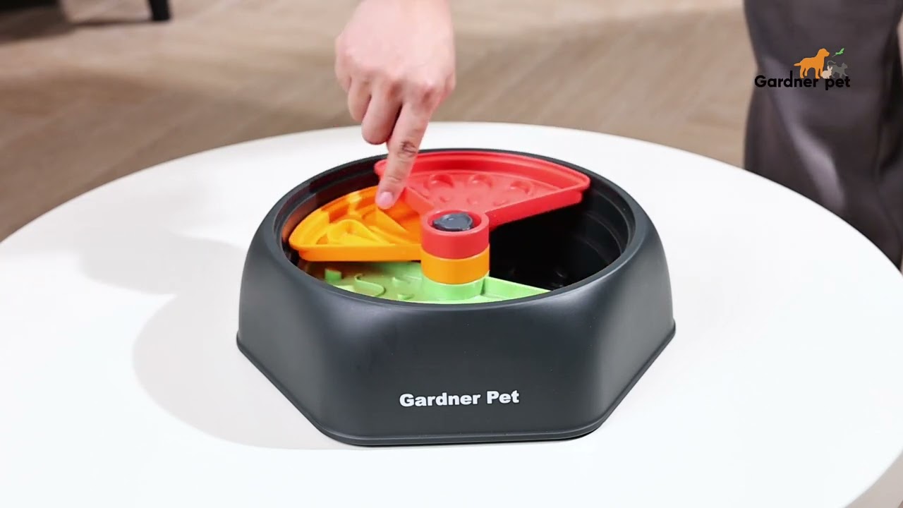 Gardner Pet 4 in 1 Slow Feeder Dog Bowls Interative Dog Feeder