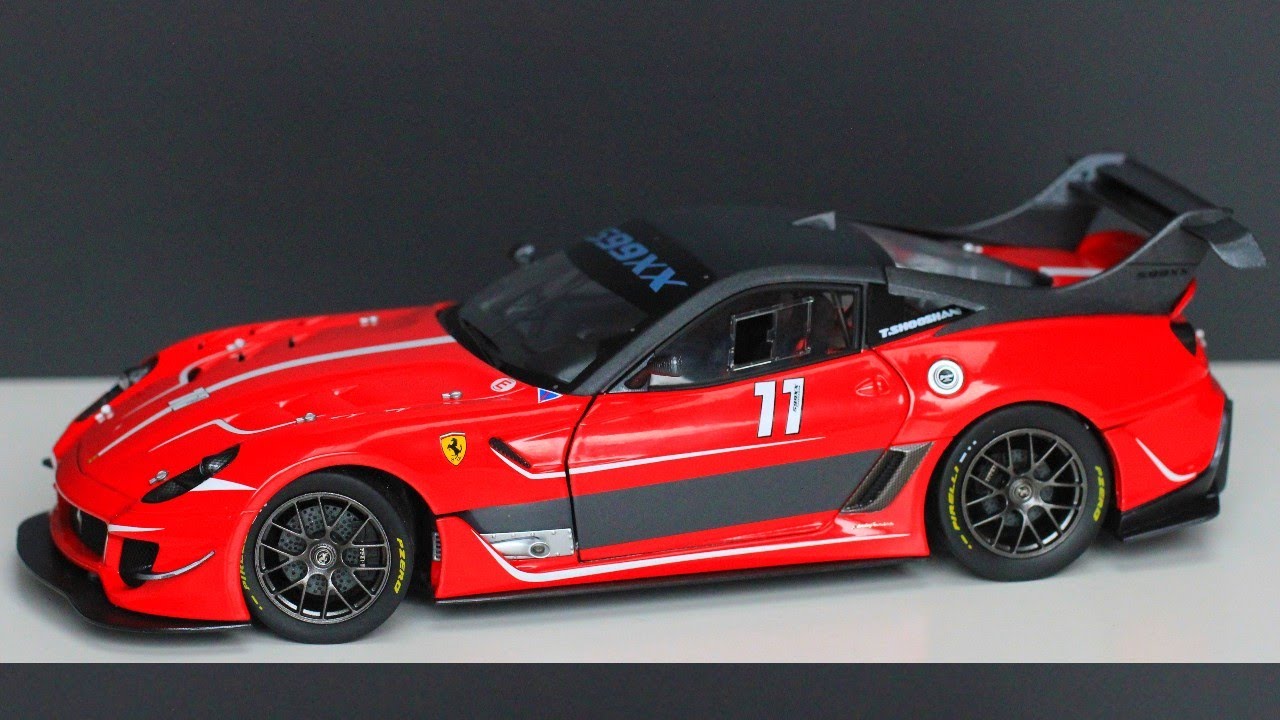 Ferrari 599XX Evoluzione Tony Shooshani #11 2012 (Hot Wheels Elite) 1/18