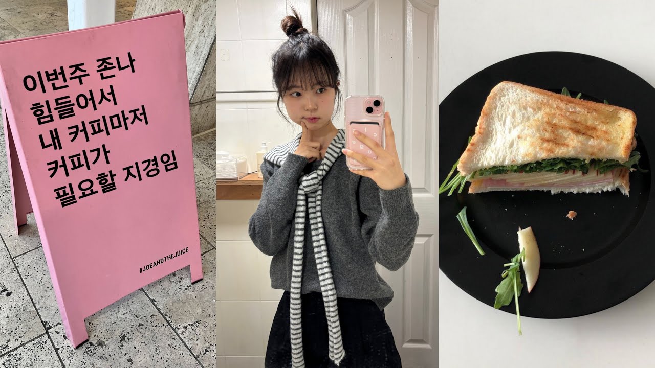 숨고르기 대학생의 숨 고를 틈 없는 일상 브이로그