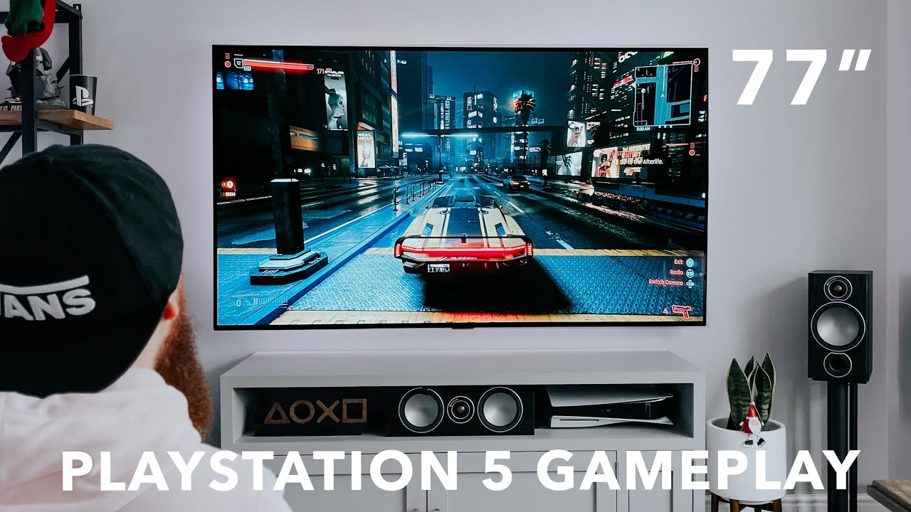 PlayStation 5 on LG's 77