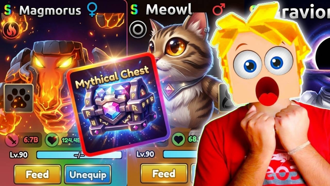 Opening SECRET S Rank Mythical Chest In Roblox Catch A Monster