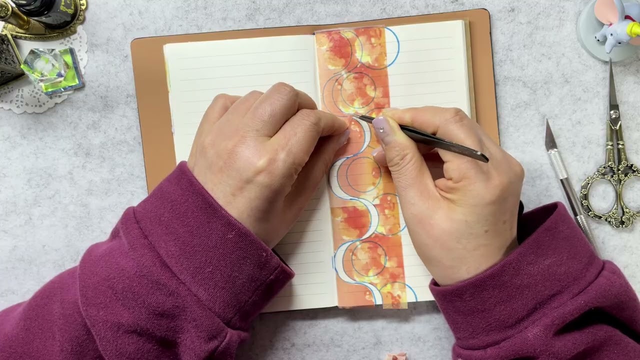 연습입니다. #다꾸asmr #scrapbooking #journal