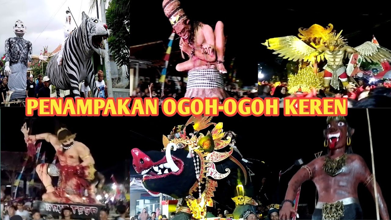 PENAMPAKAN OGOH-OGOH KEREN!! Karnaval desa Kalisalak HUT RI 80