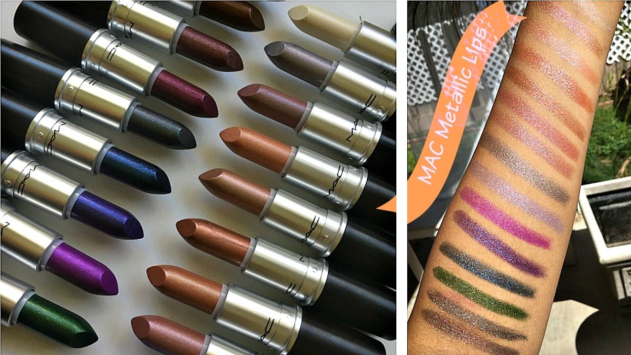 MAC Metallic Lipstick Collection + Swatches! *ALL 18 SHADES!*