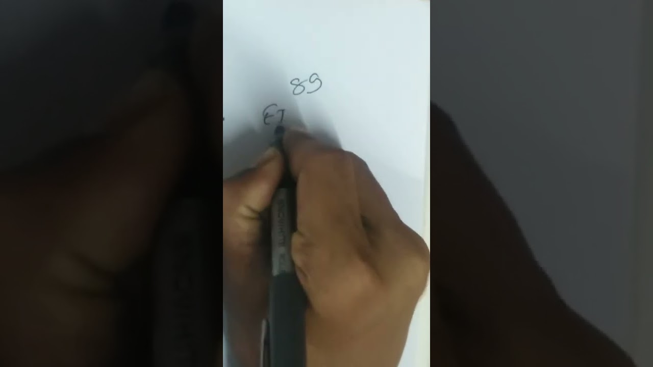 how to write number 89 (Day-89)(30-03-22)