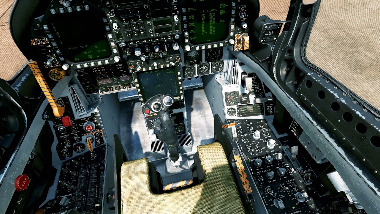DCS World F-18 cold and dark startup Tutorial DEUTSCH 2021. Anlassen der F/A-18C Hornet 4K.
