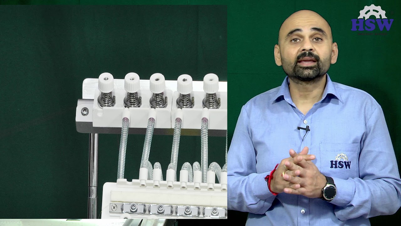 How to put the Thread in HSW Embroidery Machine